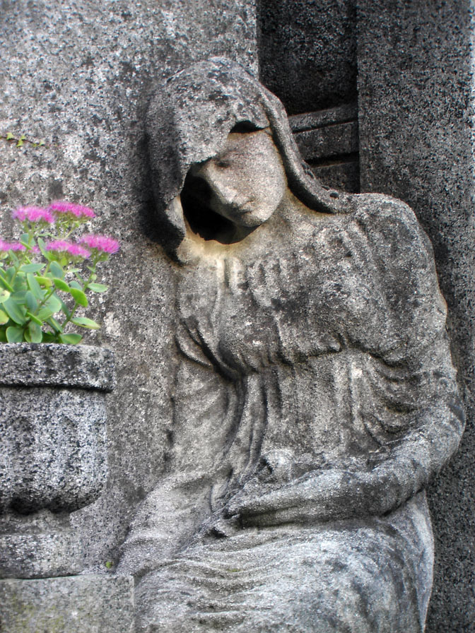 relief with flowers