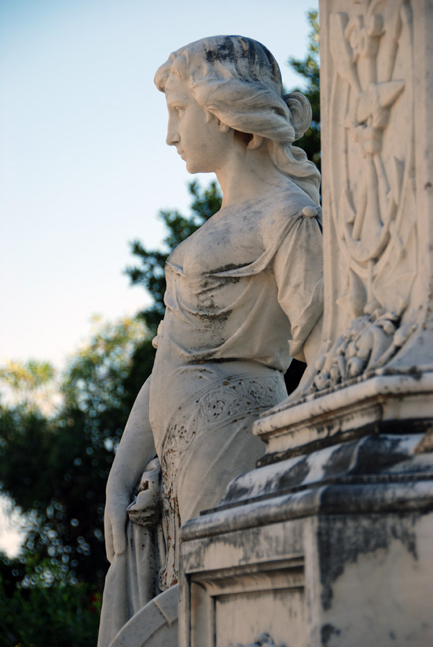 statue in the cemetery