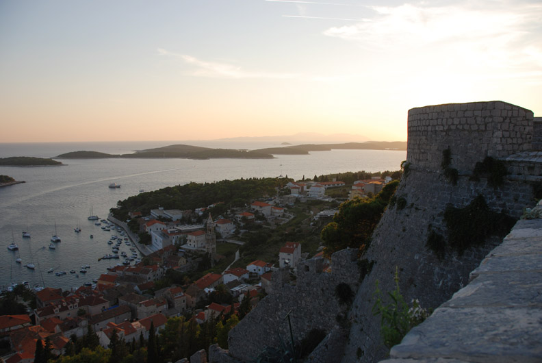 view from the fort