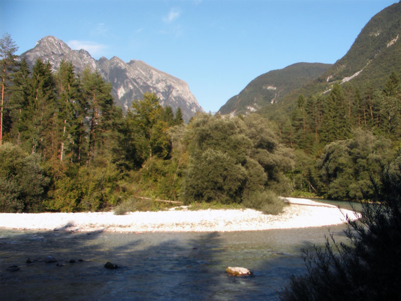 mountains and water